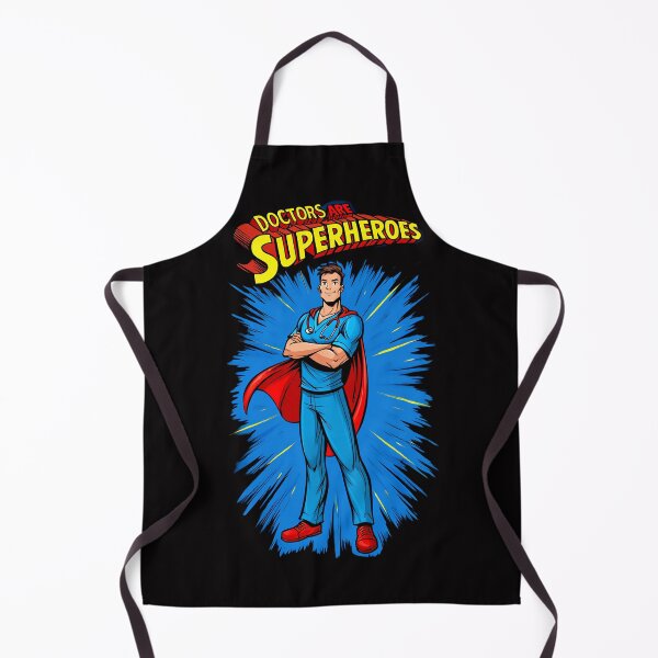 Item preview, Doctors are Superheroes designed and sold by HaarlemPinupParadise.