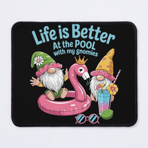 Item preview, Life Is Better At The Pool - Summer Chilling With My Gnomies designed and sold by KonstanKoraner.