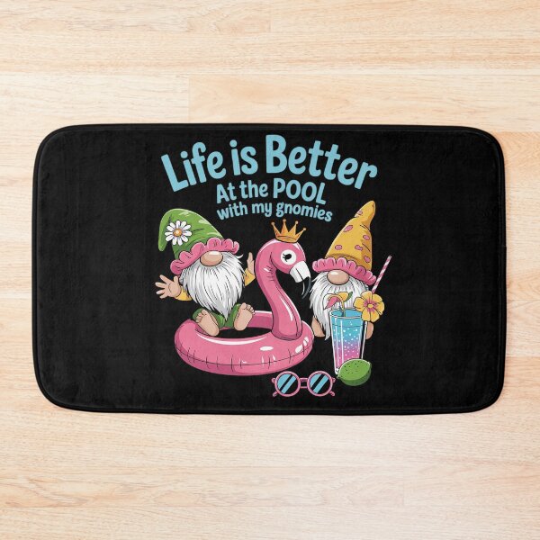 Item preview, Life Is Better At The Pool - Summer Chilling With My Gnomies  designed and sold by KonstanKoraner.