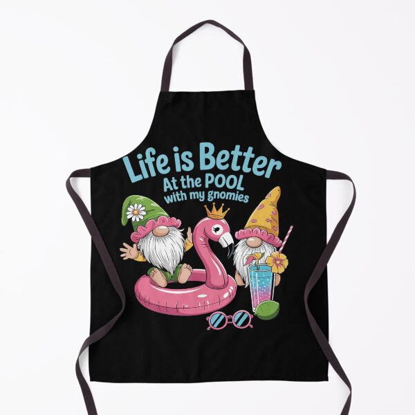 Item preview, Life Is Better At The Pool - Summer Chilling With My Gnomies designed and sold by KonstanKoraner.