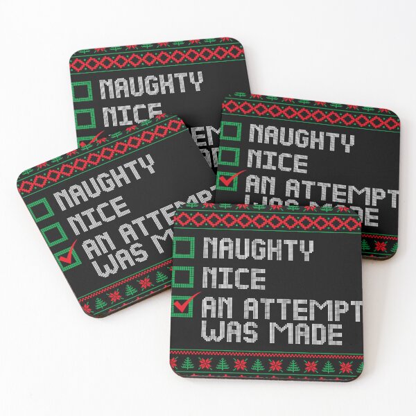 Item preview, Naughty or Nice Checklist – Funny Ugly Christmas Sweater designed and sold by AdornOutfits.