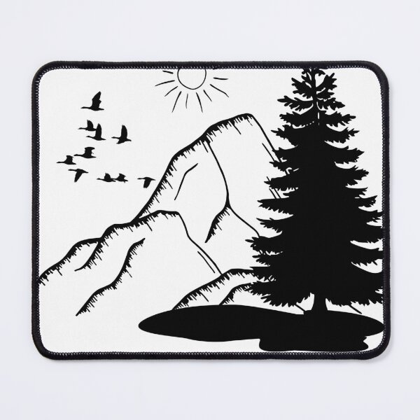 Item preview, Evergreen Pond and Tree designed and sold by EvergreenHC.
