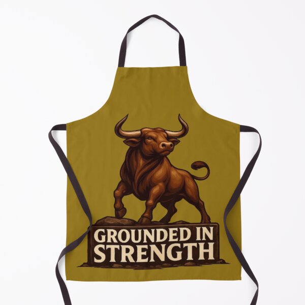 Item preview, Grounded in Strength Taurus Bull Earth Sign Power designed and sold by Kony83.