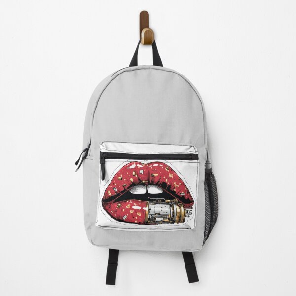 Item preview, Cyberpunk Lips – Futuristic Pop Art Illustration designed and sold by Grafititee.