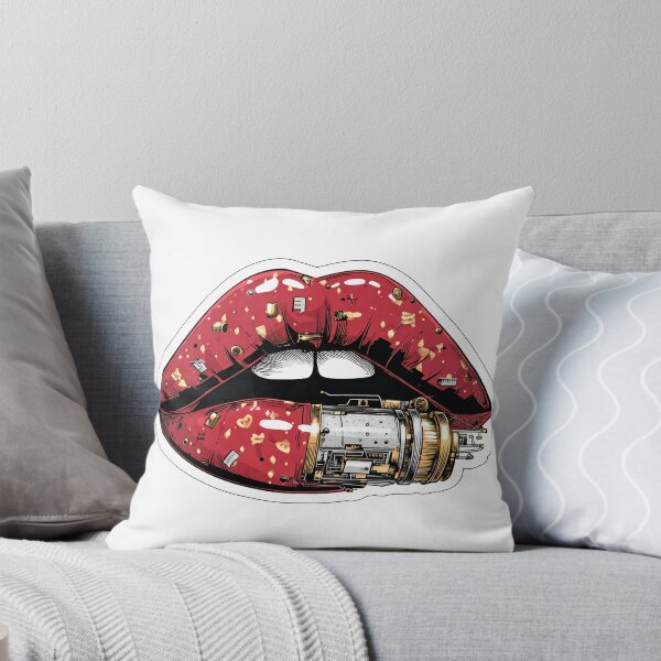 Item preview, Cyberpunk Lips – Futuristic Pop Art Illustration designed and sold by Grafititee.