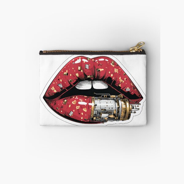 Item preview, Cyberpunk Lips – Futuristic Pop Art Illustration designed and sold by Grafititee.