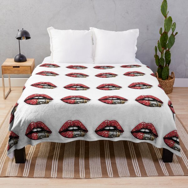 Item preview, Cyberpunk Lips – Futuristic Pop Art Illustration designed and sold by Grafititee.