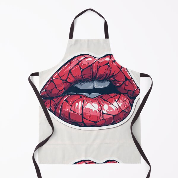Item preview, Cyberpunk Lips – Futuristic Pop Art Illustration designed and sold by Grafititee.
