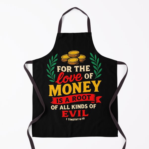 Item preview, 1 Timothy 6:10 For The Love of Money is a Root of All Kinds of Evil designed and sold by plushism.