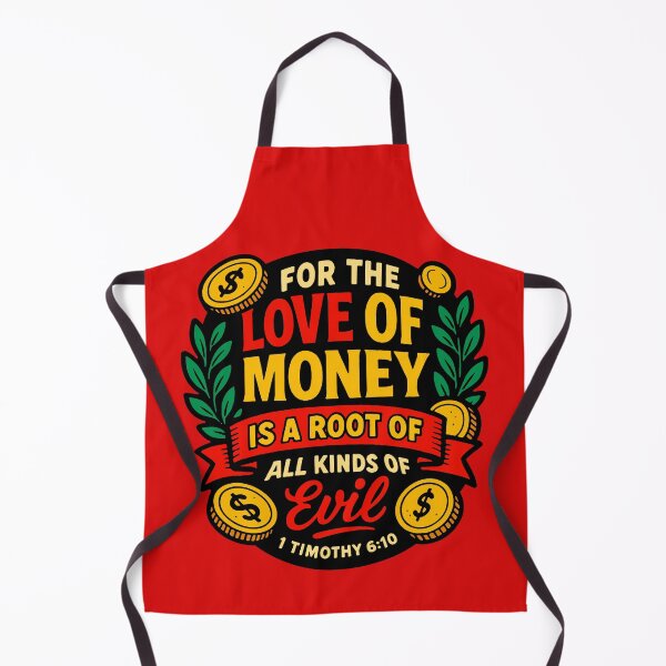 Item preview, 1 Timothy 6:10 For The Love of Money is a Root of All Kinds of Evil designed and sold by plushism.