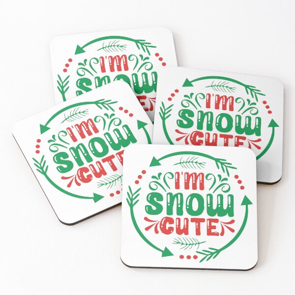 Item preview, I'm Snow Cute - Adorable Winter Snowman Pun designed and sold by FuzionRaptor.