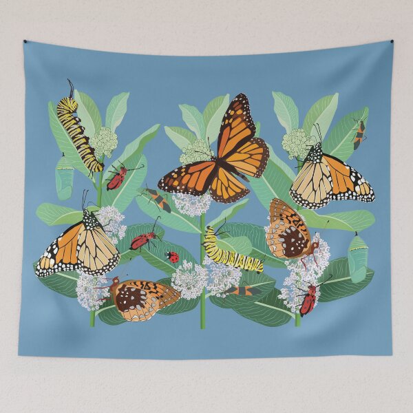 Item preview, Monarch Butterflies, Milkweed, Insects, Chrysalis designed and sold by Jedi-Artist.