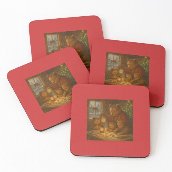 Item preview, The Cookie Bakers — Animals on Christmas Day (Bear Family) designed and sold by Novel Works Studio.
