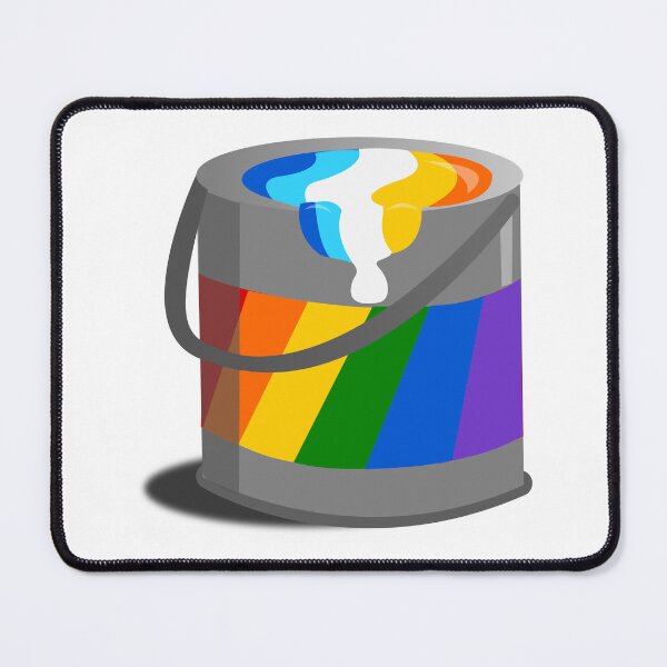 Item preview, Proud Paint Aromantic Asexual Flag in a Bucket designed and sold by HarveyHandcraftsandDesigns.