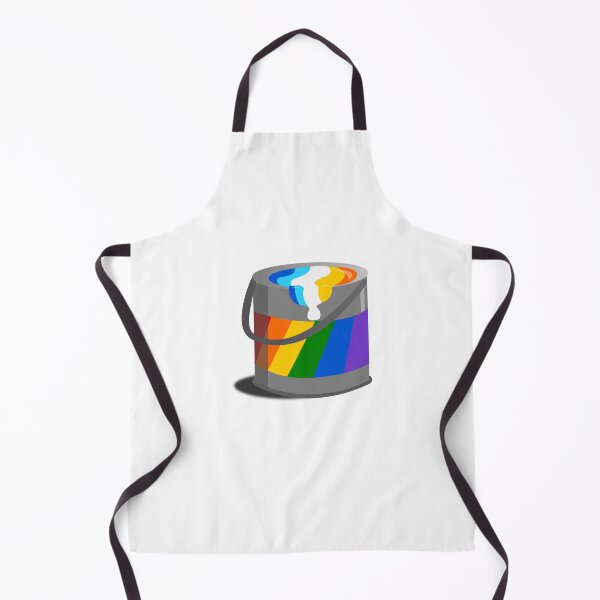 Item preview, Proud Paint Aromantic Asexual Flag in a Bucket designed and sold by HarveyHandcraftsandDesigns.