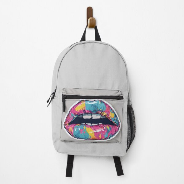 Item preview, Cyberpunk Lips – Futuristic Pop Art Illustration designed and sold by Grafititee.