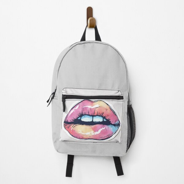 Item preview, Cyberpunk Lips – Futuristic Pop Art Illustration designed and sold by Grafititee.