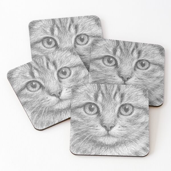 Item preview, Cat Pencil Sketch designed and sold by Leon Woods Pencil Art.