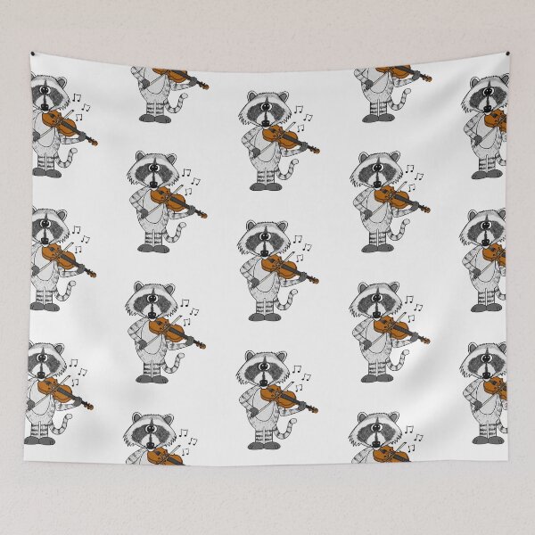 Item preview, Raccoon Playing Violin, Violinist String Musician Music Teacher designed and sold by doodlerob.