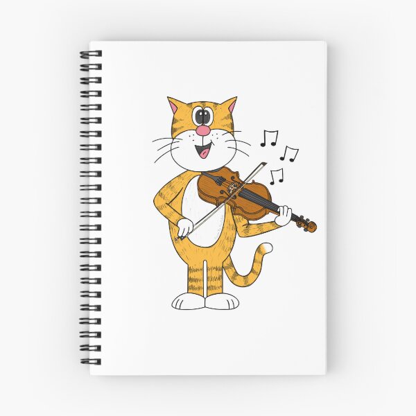 Item preview, Cat Playing Violin, Violinist String Musician Music Teacher designed and sold by doodlerob.