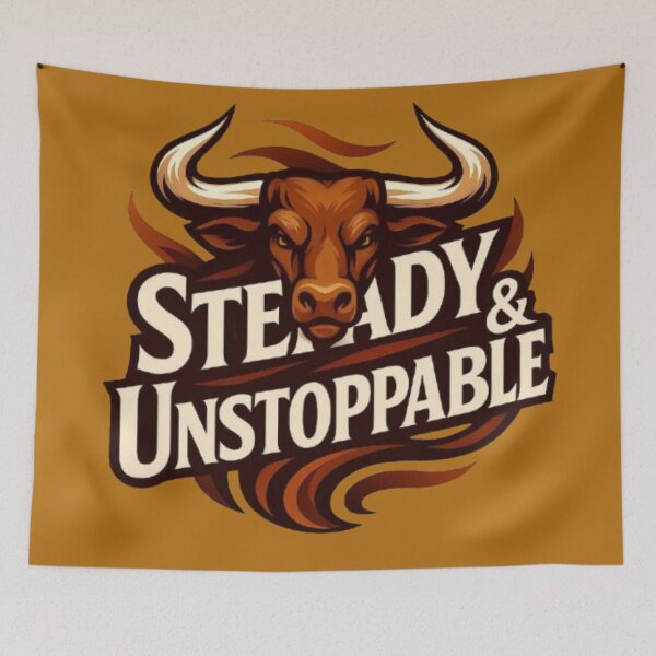 Item preview, Steady & Unstoppable Taurus Bull Strong Grounded Power designed and sold by Kony83.