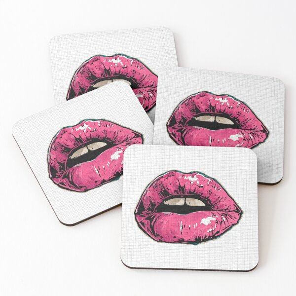 Item preview, Cyberpunk Lips – Futuristic Pop Art Illustration designed and sold by Grafititee.