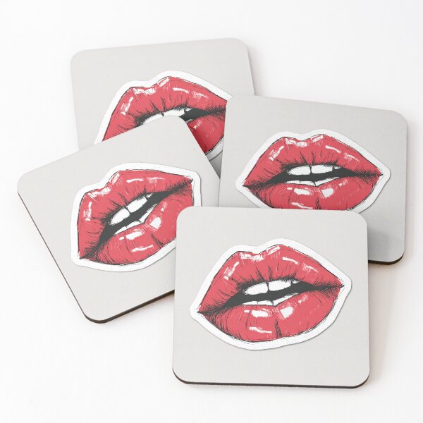 Item preview, Cyberpunk Lips – Futuristic Pop Art Illustration designed and sold by Grafititee.
