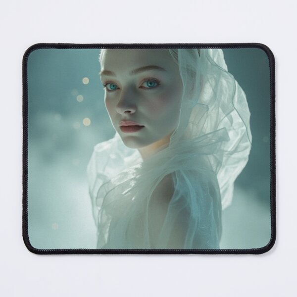 Item preview, Ethereal Veil - Dreamcore Portrait of Light and Stillness designed and sold by Artfully Entertained.