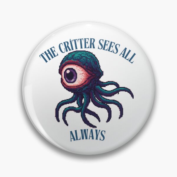 Item preview, The Critter Sees All Weird Creature Cartoon Design designed and sold by eylasky.