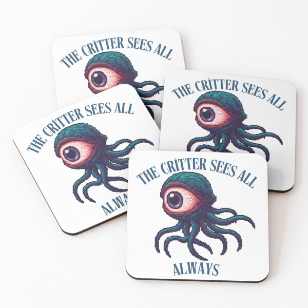 Item preview, The Critter Sees All Weird Creature Cartoon Design designed and sold by eylasky.