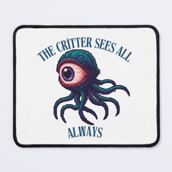 Item preview, The Critter Sees All Weird Creature Cartoon Design designed and sold by eylasky.