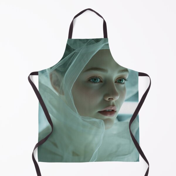 Item preview, Silent Halo - Ethereal Dreamcore Portrait of Purity and Grace designed and sold by Artfully Entertained.