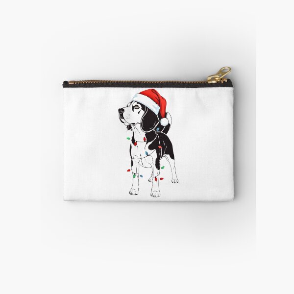Item preview, Festive Christmas Beagle Tangled in Christmas Lights designed and sold by Steele-Art.
