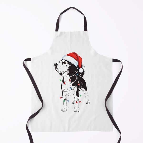 Item preview, Festive Christmas Beagle Tangled in Christmas Lights designed and sold by Steele-Art.