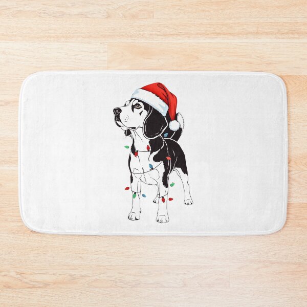 Item preview, Festive Christmas Beagle Tangled in Christmas Lights designed and sold by Steele-Art.