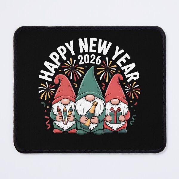 Item preview, Happy New Year 2026 Gnomes  designed and sold by LovelyEvaDesign.