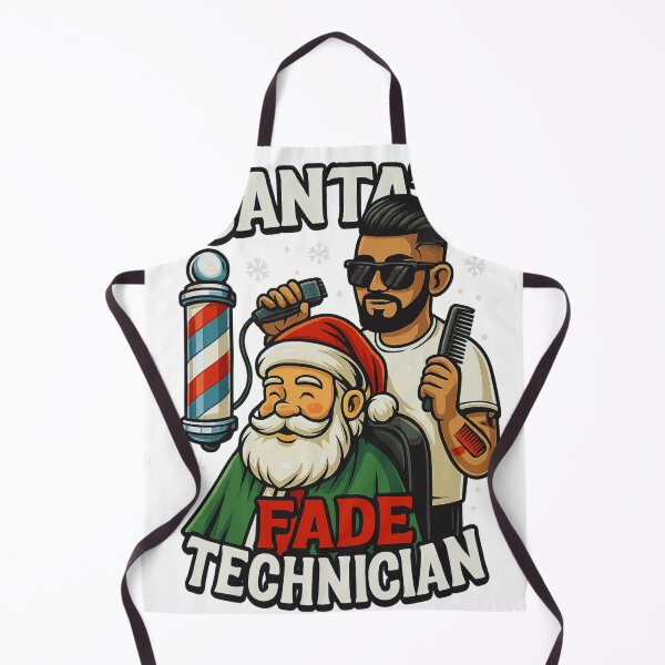 Item preview, Santa’s Fade Technician – Funny Barber Xmas Christmas T-Shirt designed and sold by chuxiedesign.