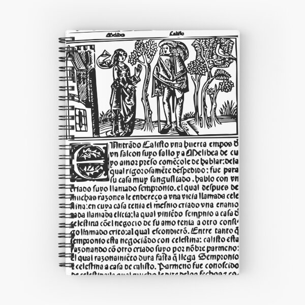 Item preview, Tragicomedy of Calisto and Melibea. 'La Celestina' by Fernando de Rojas. Convent-trotter, procuress. designed and sold by Filologica.