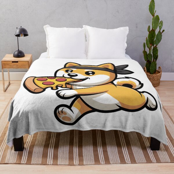 Item preview, Funny Shiba Inu Pizza Ninja designed and sold by Mr-wow.