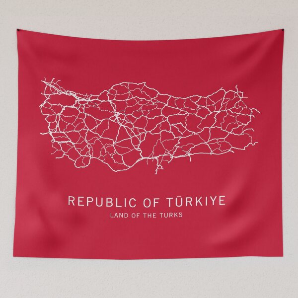 Item preview, Türkiye | Turkey Road Map designed and sold by clarkstpress.