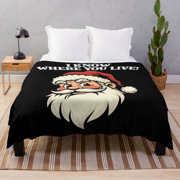Item preview, I know where you live - Santa designed and sold by PaulSDesign.