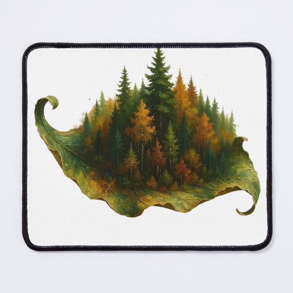 Item preview, Vibrant Forest Leaf Art – Nature Abstract Painting Design designed and sold by Vibranta Studio.