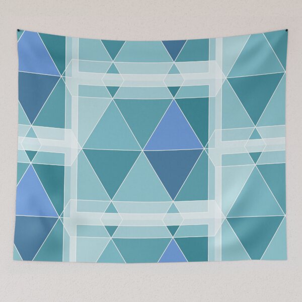 Item preview, Blue Values Square designed and sold by Lillilia.