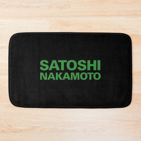 Item preview, Satoshi Nakamoto Bitcoin Bold Green designed and sold by CyberRex.