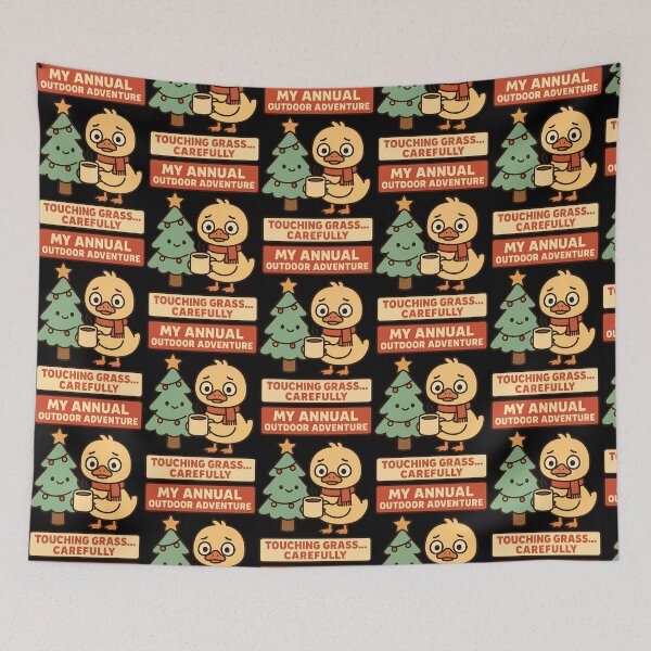Item preview, My Annual Outdoor Adventure Funny Christmas Duck Design designed and sold by TeeTimeTreasure.