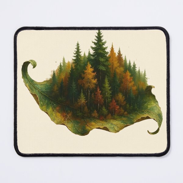 Item preview, Autumnal Forest Leaf Art – Nature Abstract Painting Design designed and sold by Vibranta Studio.