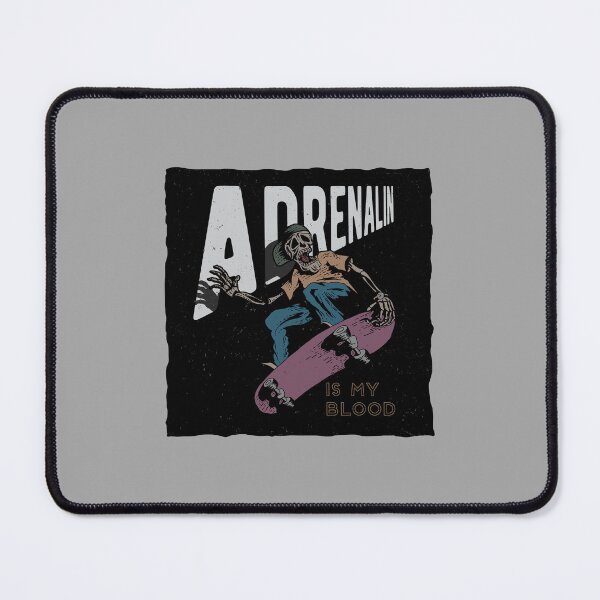 Item preview, Skater skeleton and adrenaline designed and sold by Joncasmiart.
