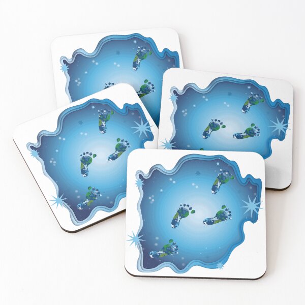 Item preview, Earth Footprint – Sustainability & Planet Protection Design  designed and sold by Woolpixel.