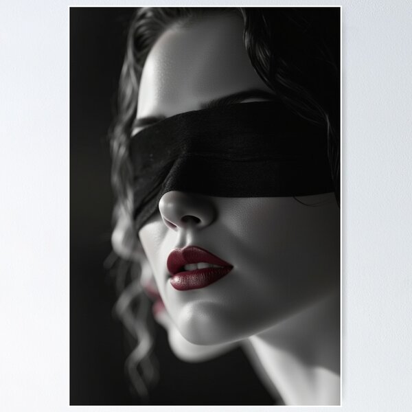 Item preview, Alina - Blind Love - Cinematic Noir Portrait of Desire and Control designed and sold by Artfully Entertained.