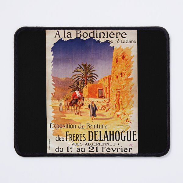 Item preview, Vibrant Algerian Views Poster | A La Bodinière Art & Culture | Early 20th Century Orientalism designed and sold by artofuniverse.